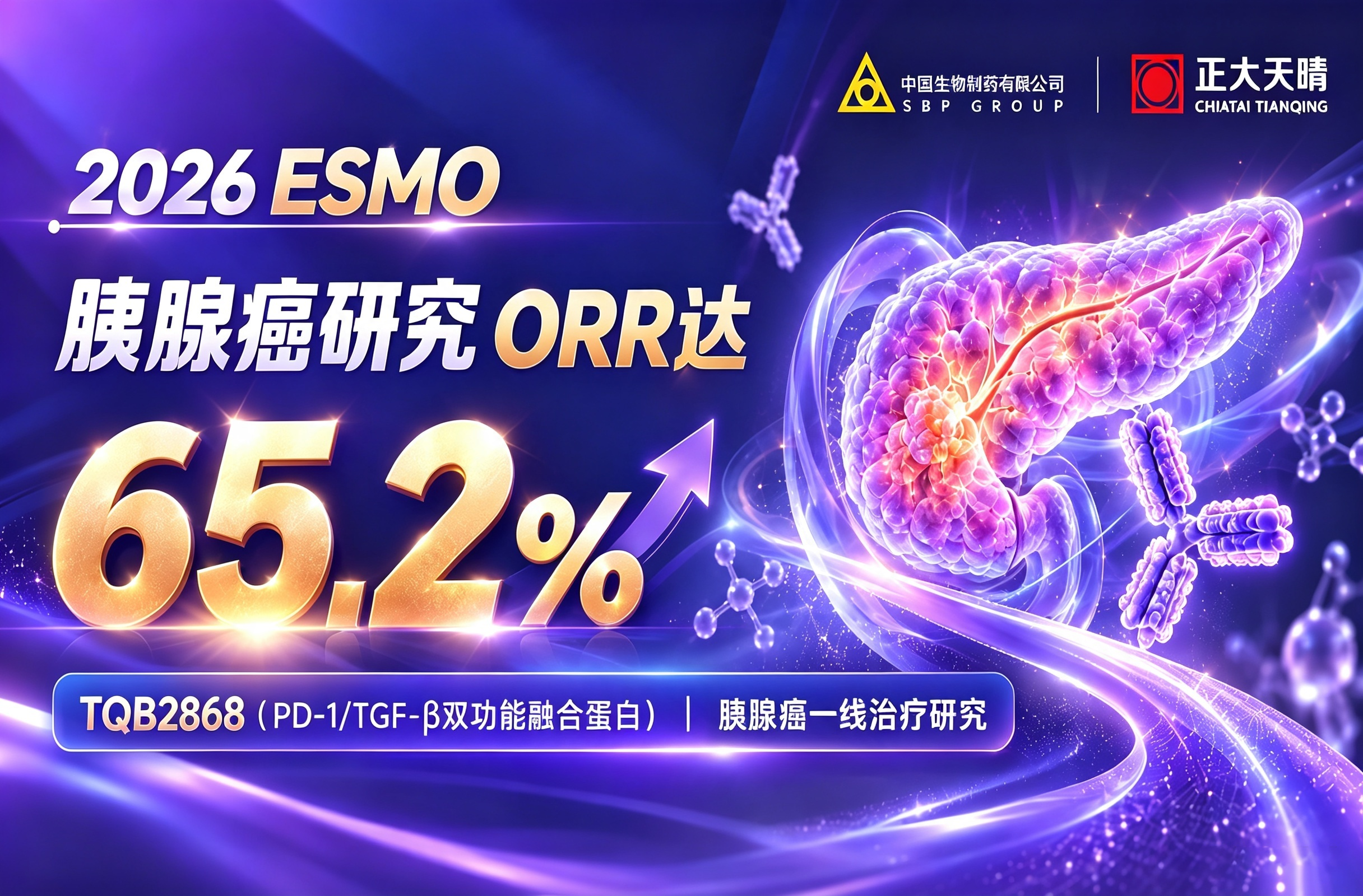 ORR Reaches 65.22%! SBP Group's TQB2868 Phase II Data for First-Line Treatment of Pancreatic Cancer Unveiled at ESMO 2026